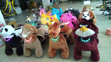 Hansel indoor playground battery operated walking animal stuffed rides supplier