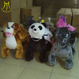 Hansel amusement park games electric mountable plush motorized animal supplier