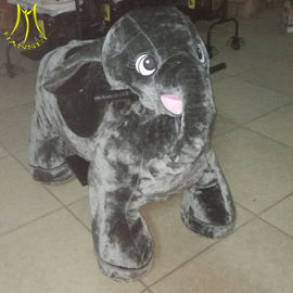 Hansel coin operated children ride on electric  plush motorized riding animals supplier