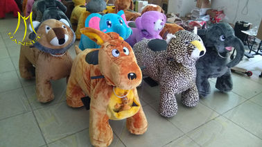 Hansel battery operated coin operated ride animal scooters in mall supplier