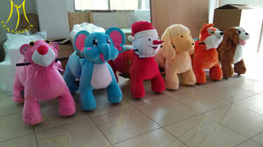 Hansel amusement park electric stuffed battery ride animal car for children supplier