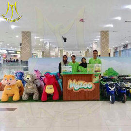 Hansel amusement chinese electronic toys ride on plush motorized animals supplier