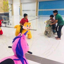 Hansel amusement park walking plush electrical motorized animals supplier