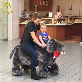 Hansel indoor playground walking battery operated ride on plush toy horse supplier