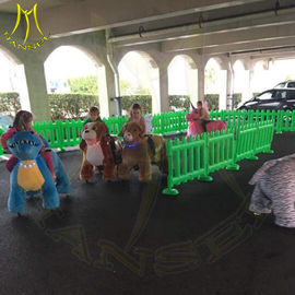 Hansel amusement park battery operated ride on electric animal scooter supplier