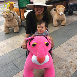 Hansel amusement game machine plush coin operated animal mountable rides supplier
