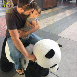 Hansel shopping mall game machine electric mountable animal plush ride supplier