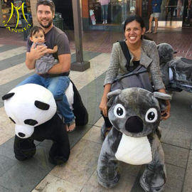 Hansel anusement park electric mountable plush motorized animal for sale supplier