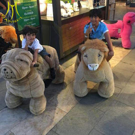Hansel amusement park game plush electronic kid riding horse toy supplier