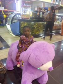 Hansel coin operated plush kids dinosaur park animales mountables in mall supplier