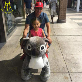 Hansel amusement  moving stuffed mountable riding animals for park supplier