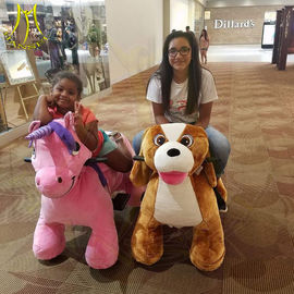 Hansel High quality electric walking electric plush animal toy rides for park supplier