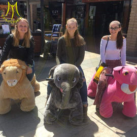 Hansel High quality electric walking electric plush animal toy rides for park supplier