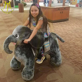 Hansel electric mountable plush motorized animals for shopping mall supplier