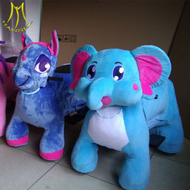 Hansel plush walking animal rideable stuffed horse kids rider for shopping mall supplier