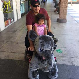 Hansel happy rides on animal entertainment motorized plush riding animals supplier