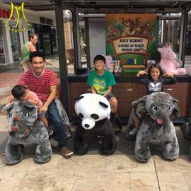 Hansel stuffed walking animals 24 volt ride on toy for kids and adults supplier
