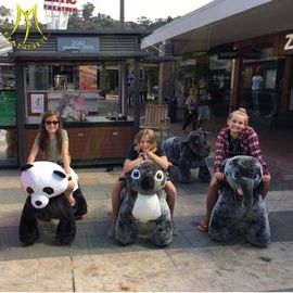 Hansel stuffed walking animals 24 volt ride on toy for kids and adults supplier