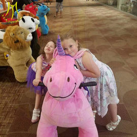 Hansel entertainment electric walking kids unicorn motorized plush animal supplier