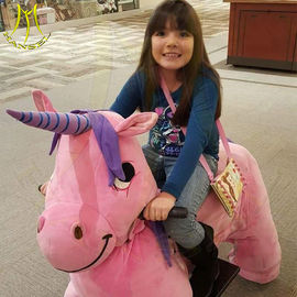 Hansel entertainment electric walking kids unicorn motorized plush animal supplier