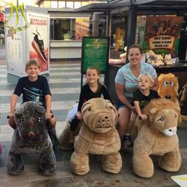 Hansel amusement fun game machine children electric animal battery car supplier