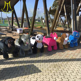 Hansel high quality entertainment walking plush animal electric scooter supplier