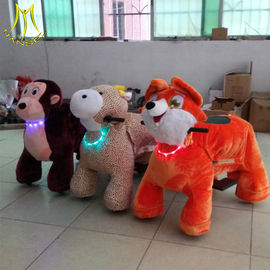 Hansel  amusement park electric walking coin operated kiddie ride on animals supplier