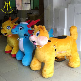 Hansel amusement park playground electric kids plush riding animals supplier