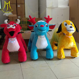 Hansel amusement game machine plush coin operated animal mountable rides supplier