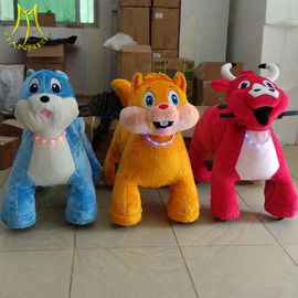 Hansel amusement game machine plush coin operated animal mountable rides supplier