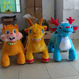Hansel walking amusement rides electric stuffed motorized riding animals supplier