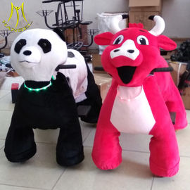 Hansel amusement indoor playground battery operated ride on plush animals supplier