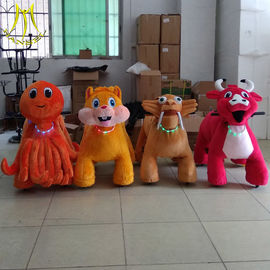 Hansel kids battery operated electronic ride on plush animal cars supplier