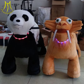 Hansel amusement park walking indoor playground stuffed electric animal scooter supplier
