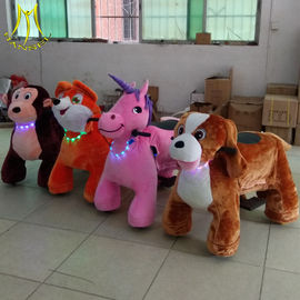 Hansel  battery powered plush toy ride on animals shopping mall plush motorized animals supplier