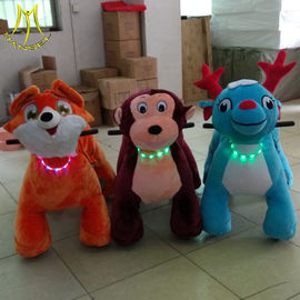 Hansel  hot sale  electric mountable plush motorized animal for shopping mall supplier