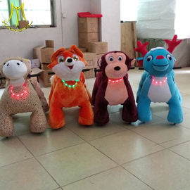 Hansel  hot sale  electric mountable plush motorized animal for shopping mall supplier