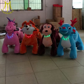 Hansel amusement game machine electric plush battery operated walking horse supplier