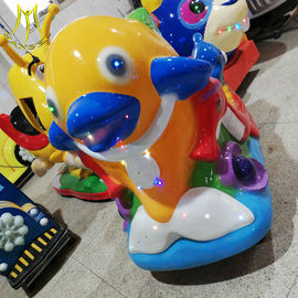 Hansel  cheap fiber glass kiddie rides amusament coin kiddie rides dolphin supplier