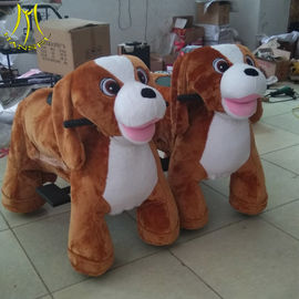 Hansel  hot in USA plush electric walking horse toy for kids dog scooter in shopping mall supplier