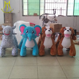 Hansel safari animal ride on toy walking animals scooters in amusement park ride supplier