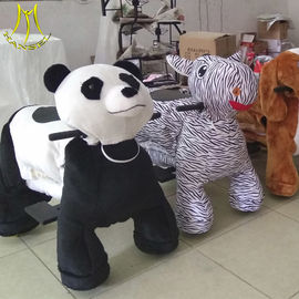 Hansel wholesale animal designs coin operated plush animal panda riding factory supplier