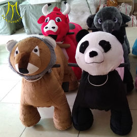 Hansel amusement park game equipment ride on motorized animals plush riding supplier