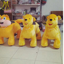Hansel amusement park game equipment ride on motorized animals plush riding supplier
