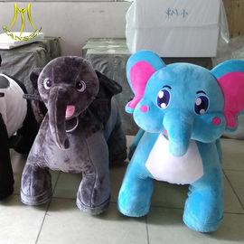 Hansel shopping mall plush animal toy riding for adult coin operated electric plush motorized supplier