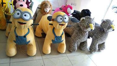 Hansel amusement park walking battery operated animal large plush ride supplier