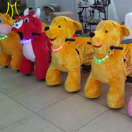 Hansel luna park toys large ride on pony animal toy plush kiddie rides supplier
