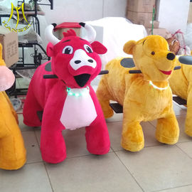 Hansel shopping mall electric animal panda ride walking amusement animal bike supplier