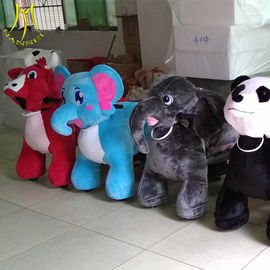 Hansel outdoor playground unicorn scooter amusement walking plush animal horse supplier