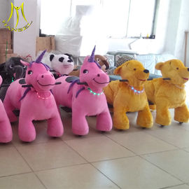 Hansel Walking animal scooterplush electronic kid riding horse toy shopping mall supplier